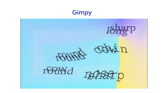 Gimpy CAPTCHA