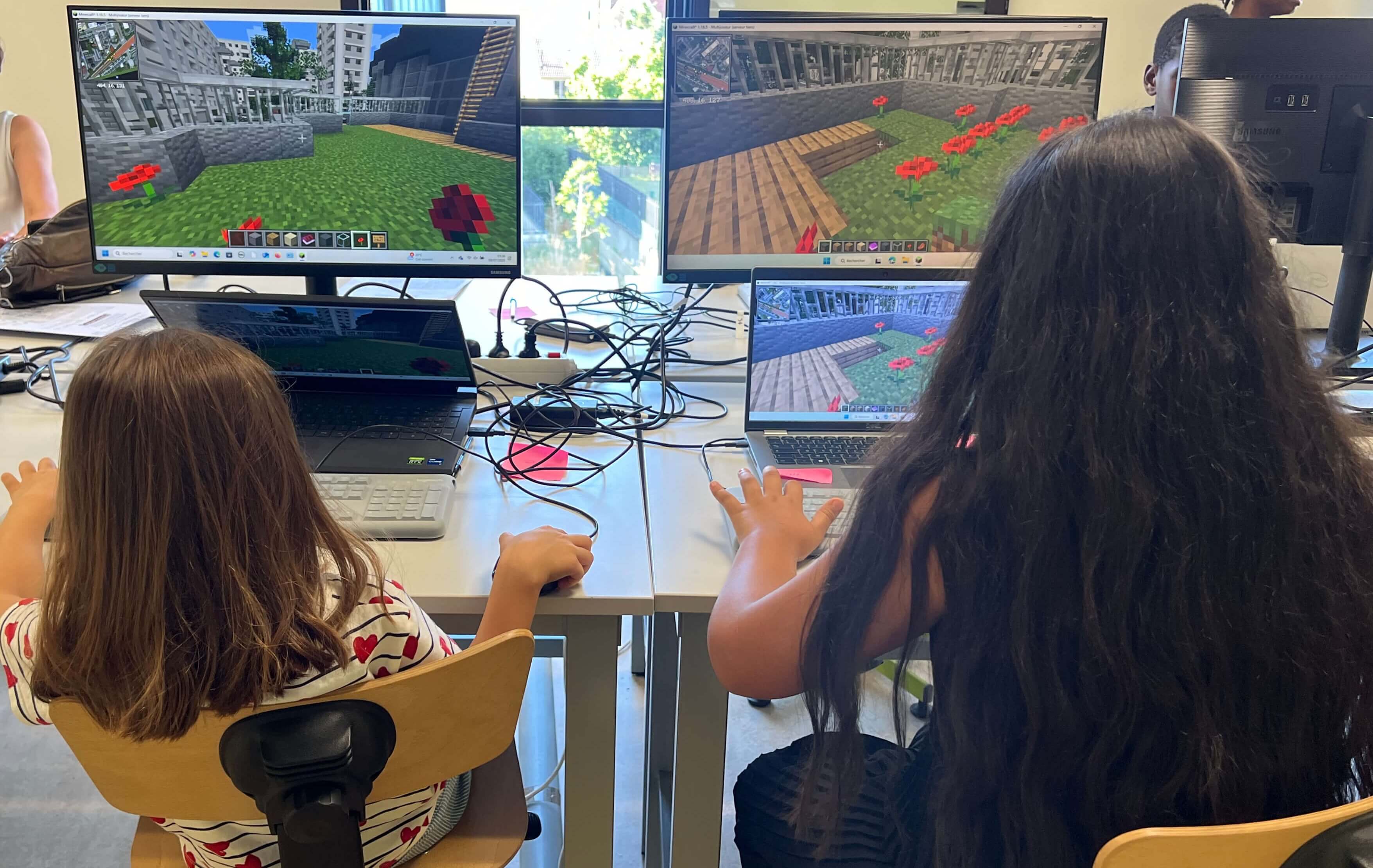 Atelier Minecraft aux Mureaux