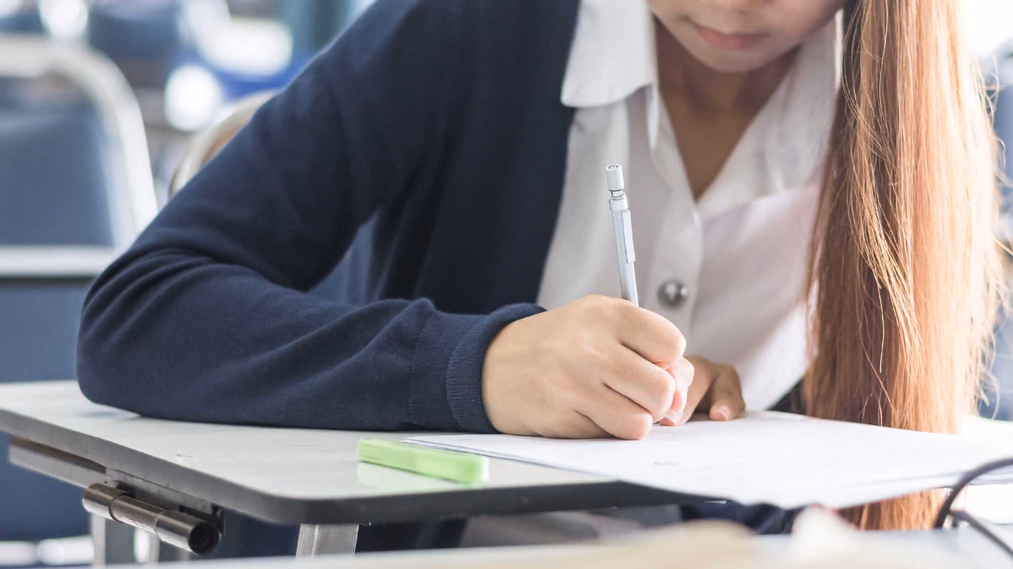 Handwriting example from a learner with dyslexia