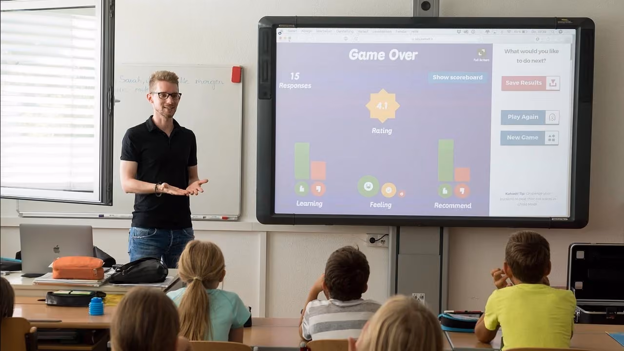 Student receiving help during a lesson