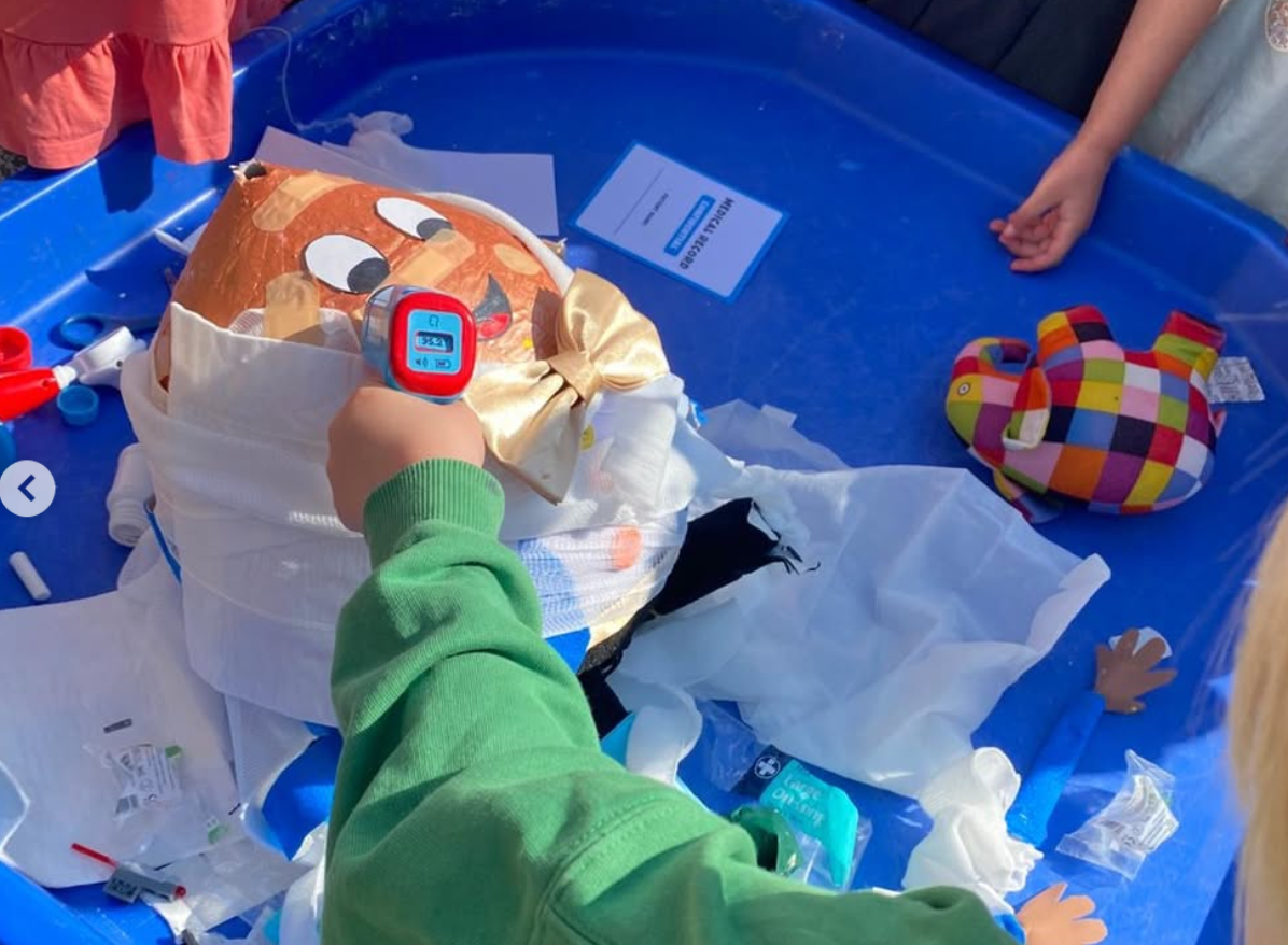 Reception Helping Humpty Dumpty!