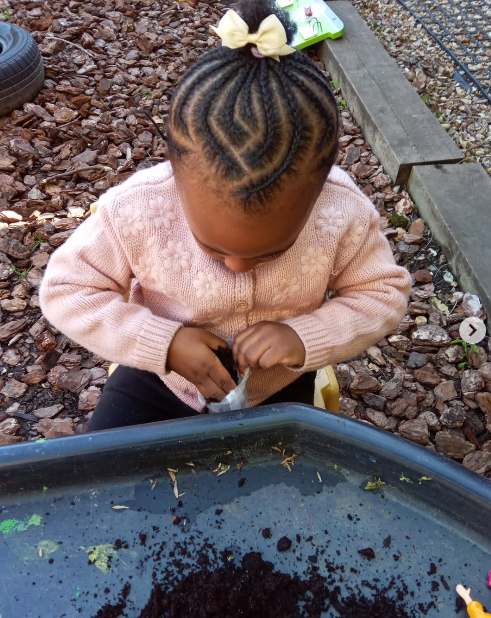 Outdoor Learning in the Nursery
