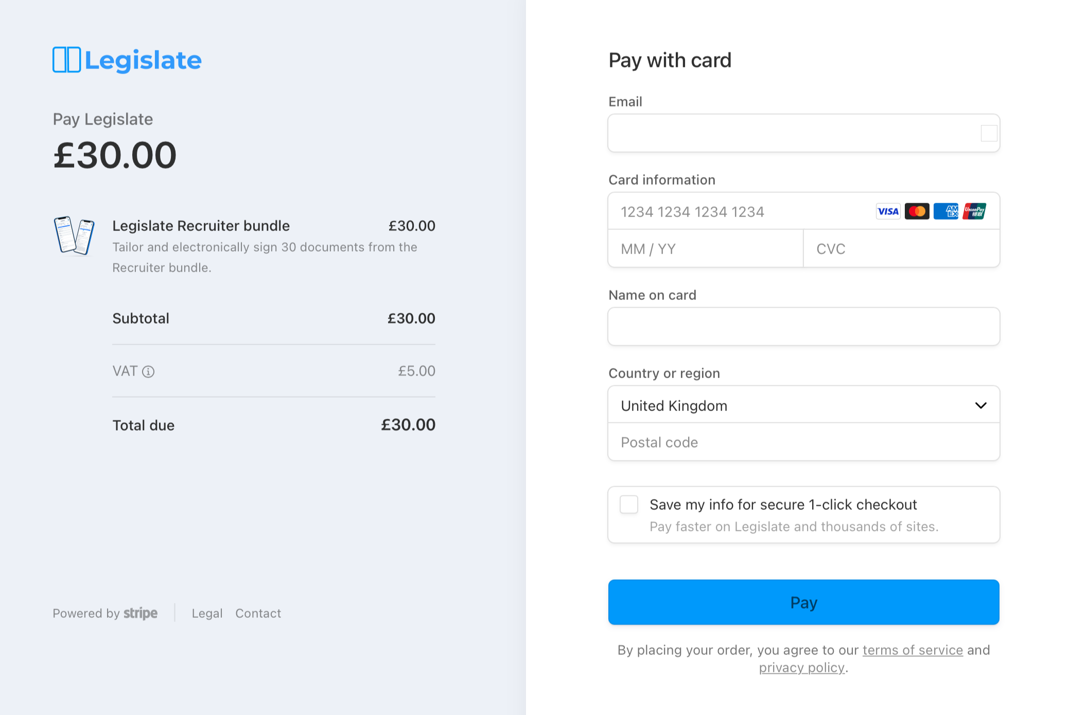 Purchase the property bundle for £30