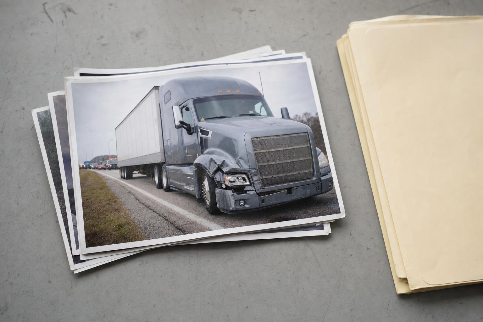 truck-crash evidence checklist