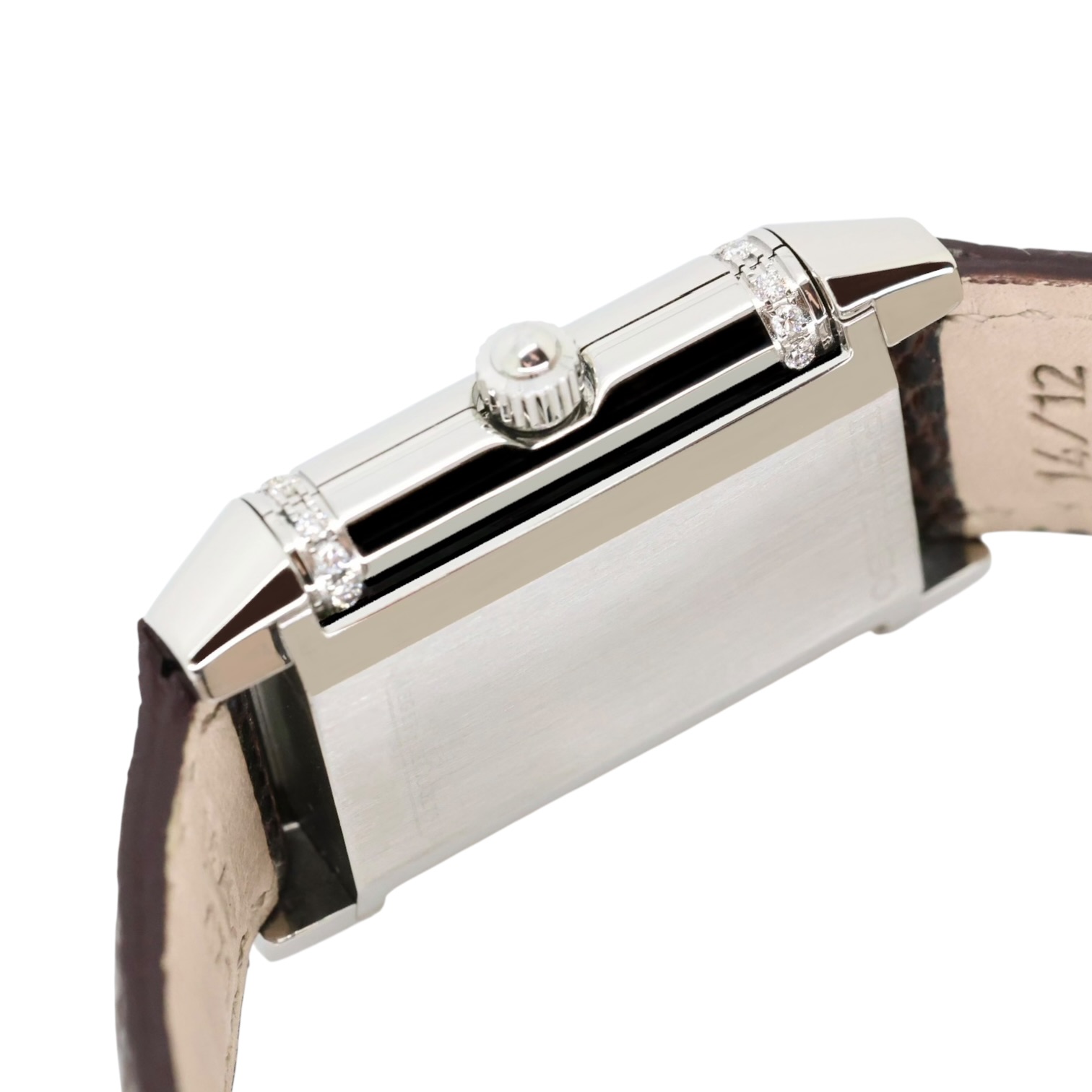 Reverso Classique Monoface Florale Lady Diamantbesatz — Image 6 of 7