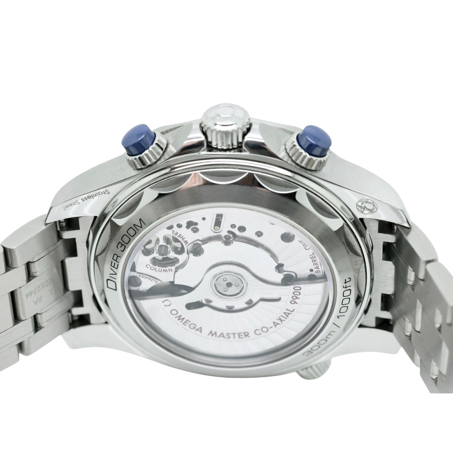 Seamaster Diver 300 M Chronograph Graues Blatt Blaue Keramik Lünette — Image 4 of 5