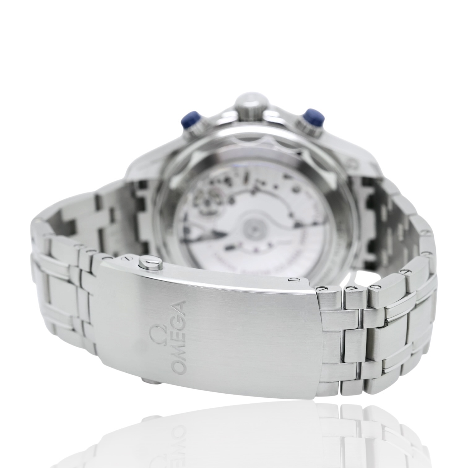 Seamaster Diver 300 M Chronograph Graues Blatt Blaue Keramik Lünette — Image 3 of 5