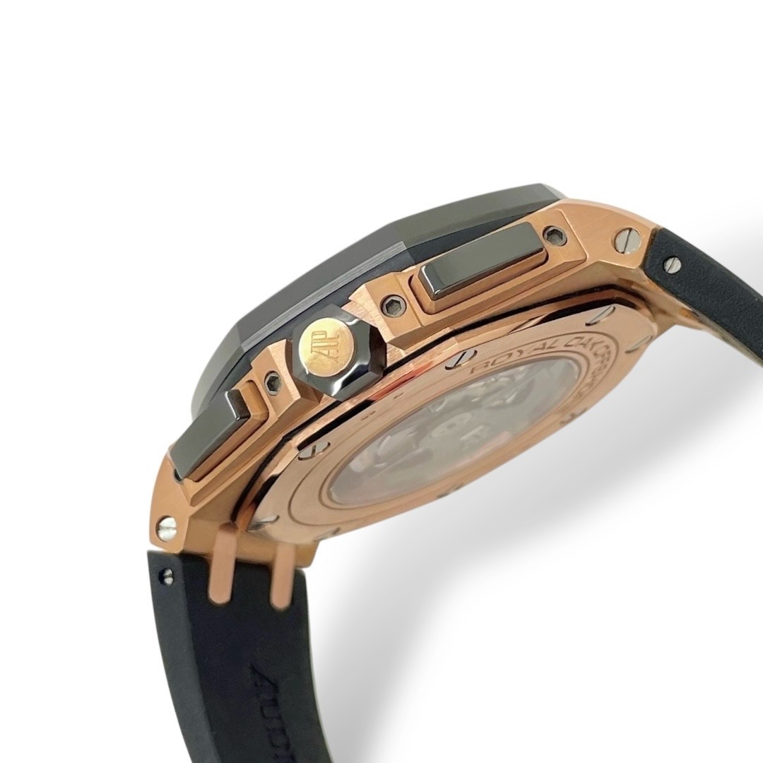 Royal Oak Offshore 44 "Panda" Blatt Rosegold Keramik Lünette — Bild 5 von 5