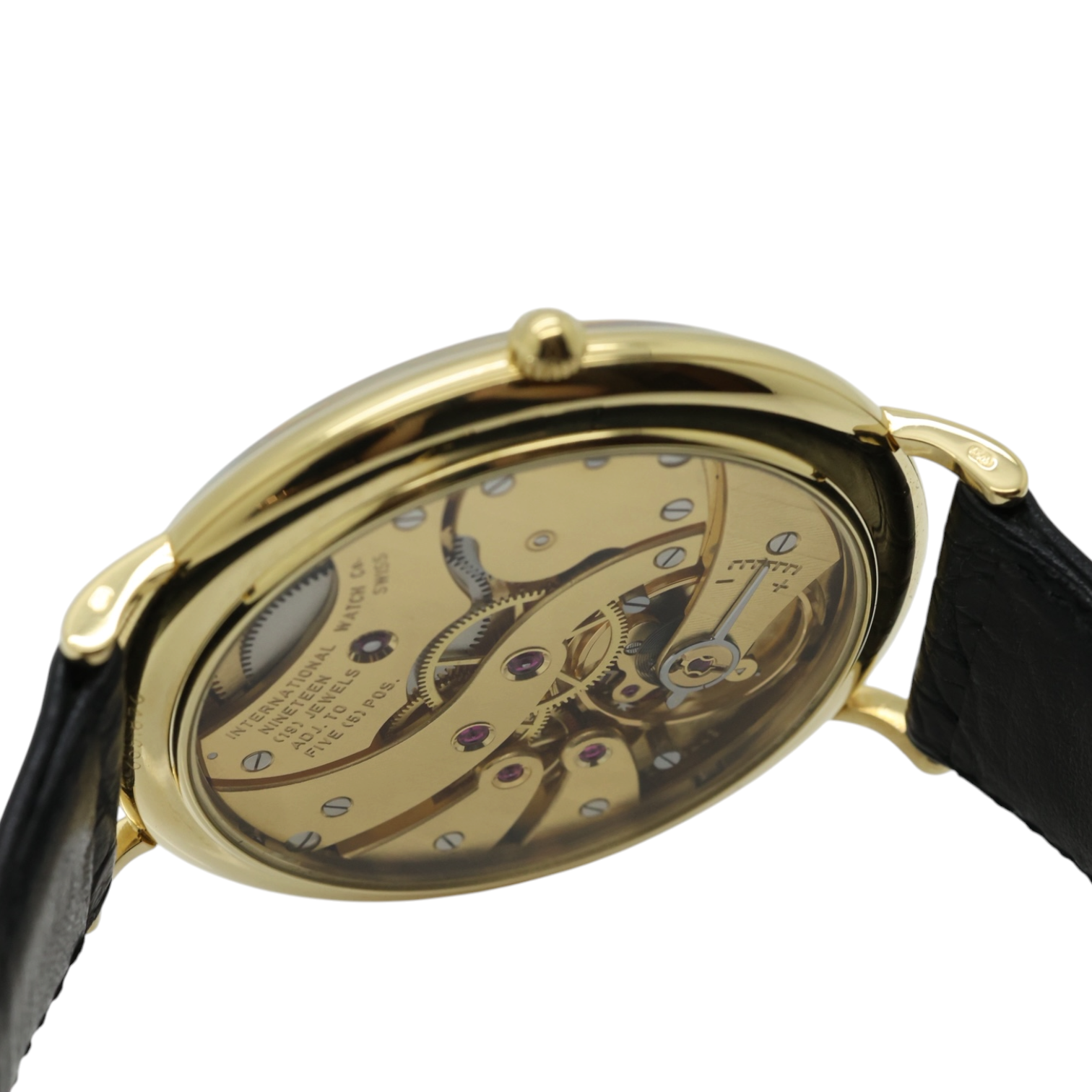 Portofino Handaufzug Mondphase "Jumbo" Gelbgold Glasboden — Bild 6 von 9