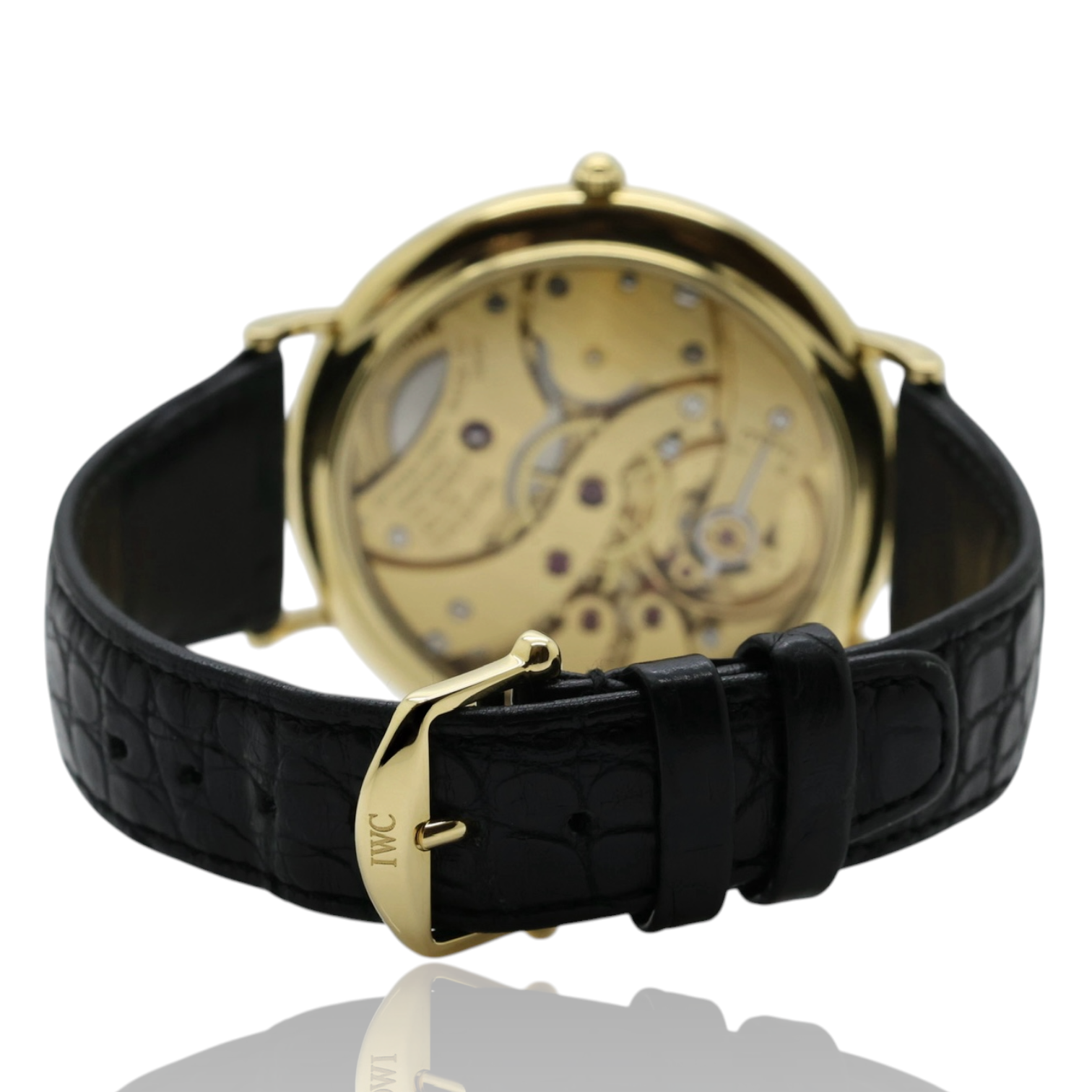 Portofino Handaufzug Mondphase "Jumbo" Gelbgold Glasboden — Bild 4 von 9