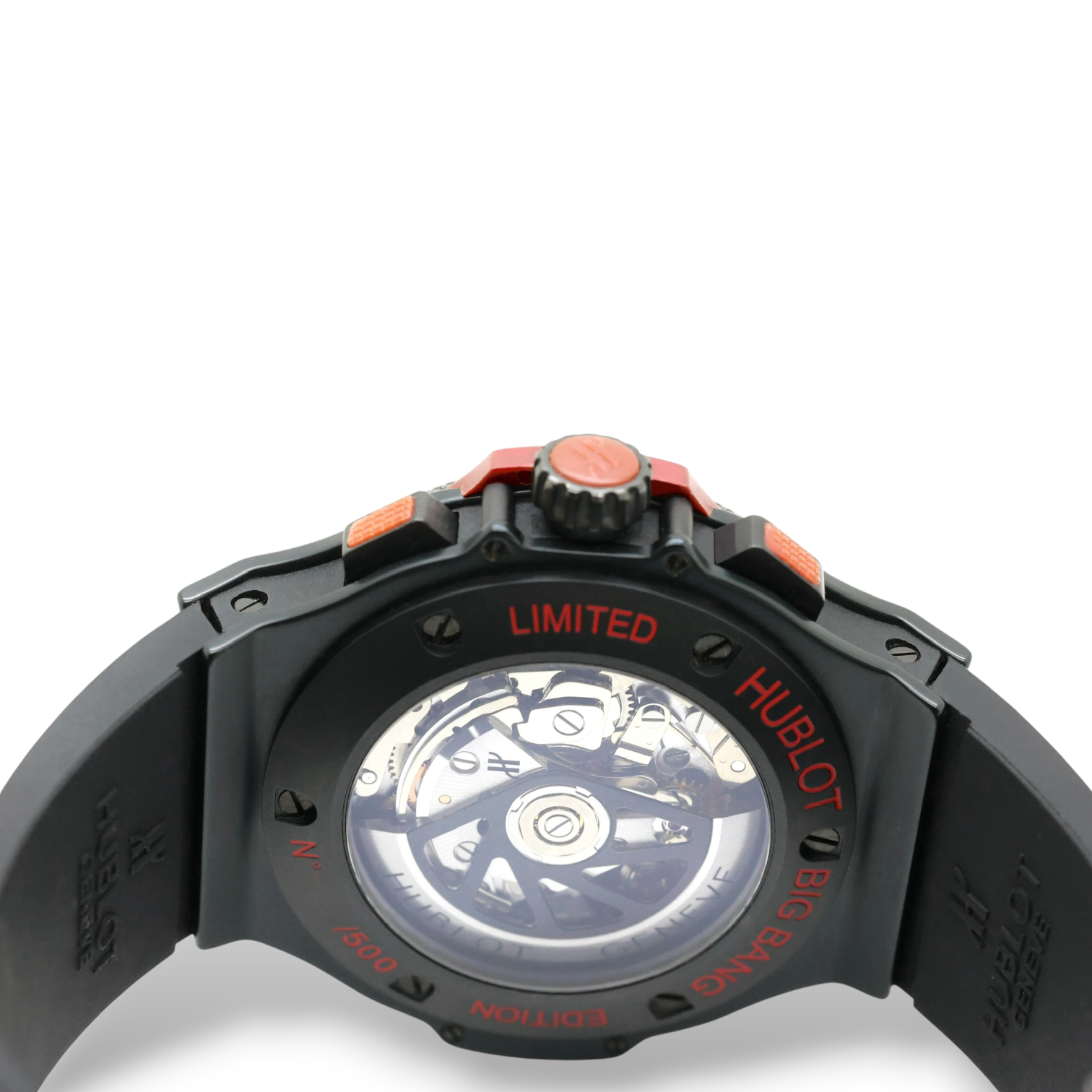 Big Bang 44 Chronograph "All Black" Red 500stk. Limited Edition — Image 4 of 5