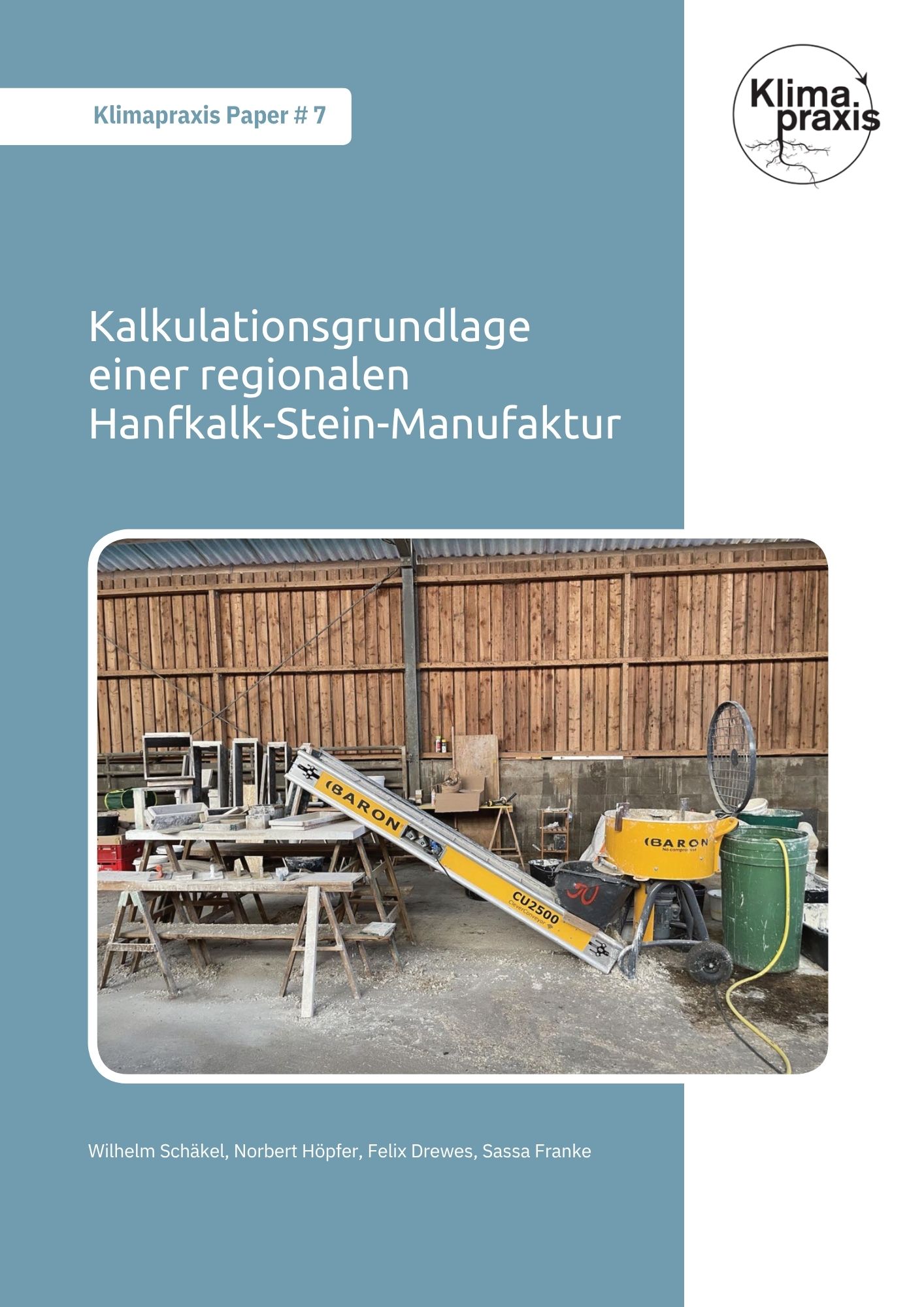 Klimapraxis Paper #7 Hanfkalk Manufaktur