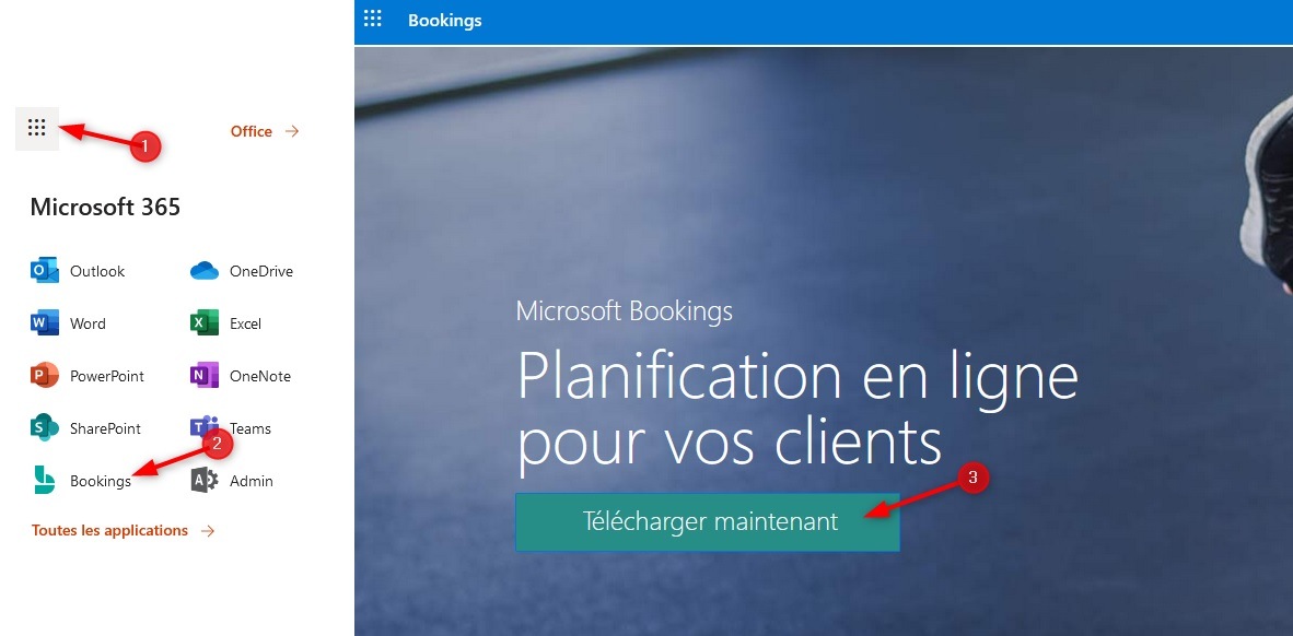 Télécharger microsoft bookings