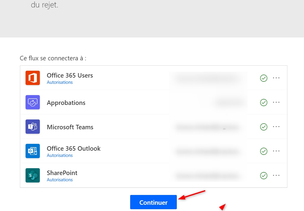 Créér flux approbation sharepoint