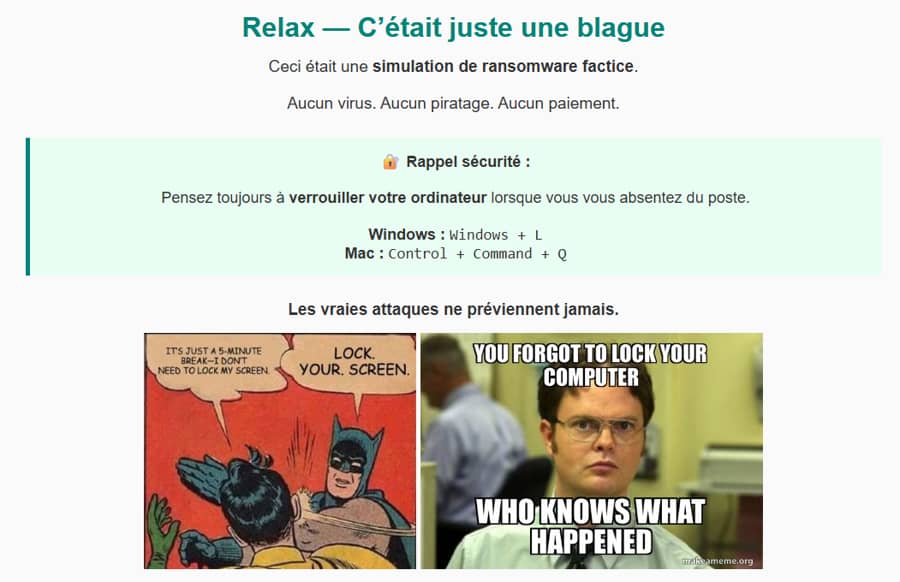 Blague informatique