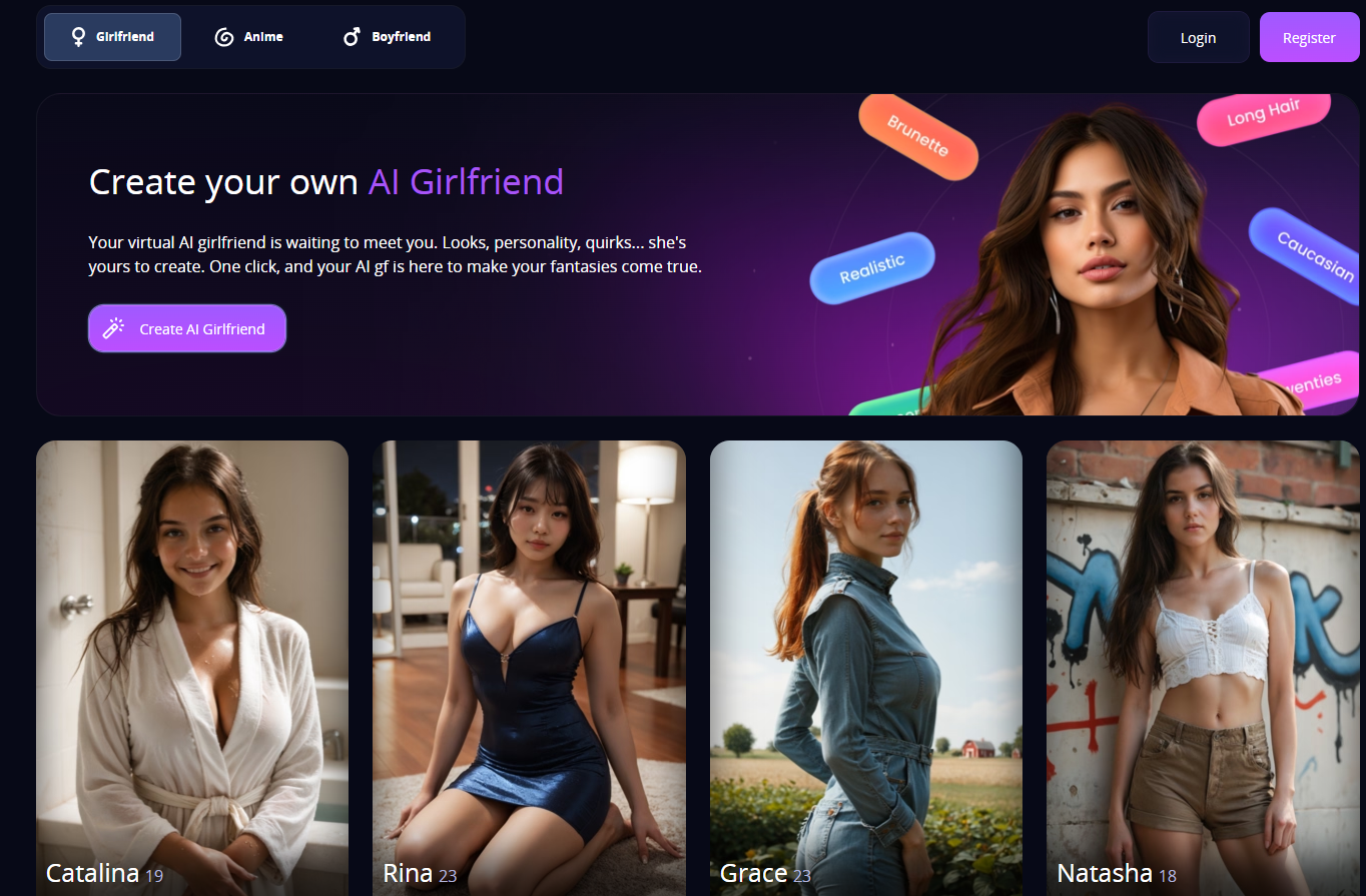 Herahaven.com homepage