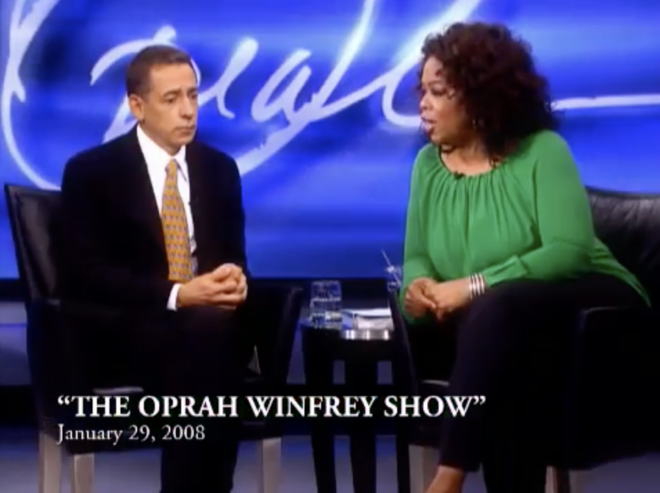 Gavin de Becker and Oprah Winfrey