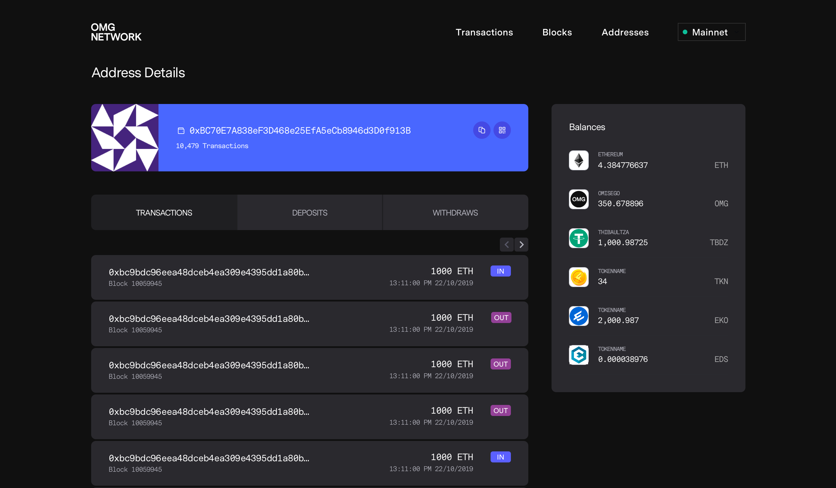 Wallet Design Pattern