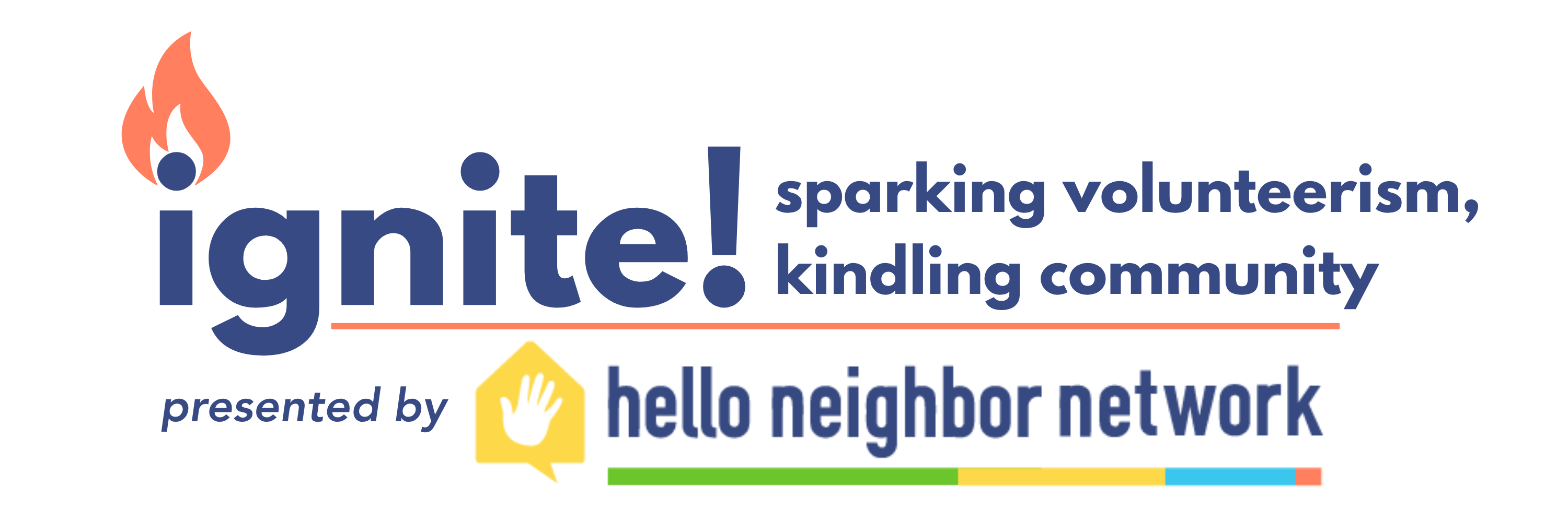 Ignite! Hello Neighbor Network Convening Logo