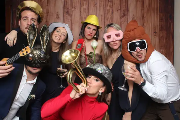 Atrezzo para fotomatón de boda