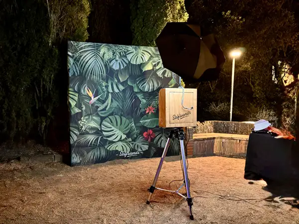 Photocalls y fondos para fotomatón de boda