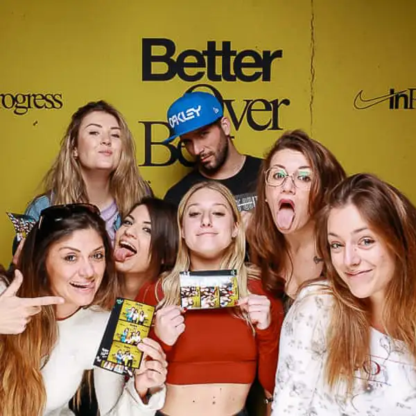 Fotomatón Selfriends en un evento corporativo