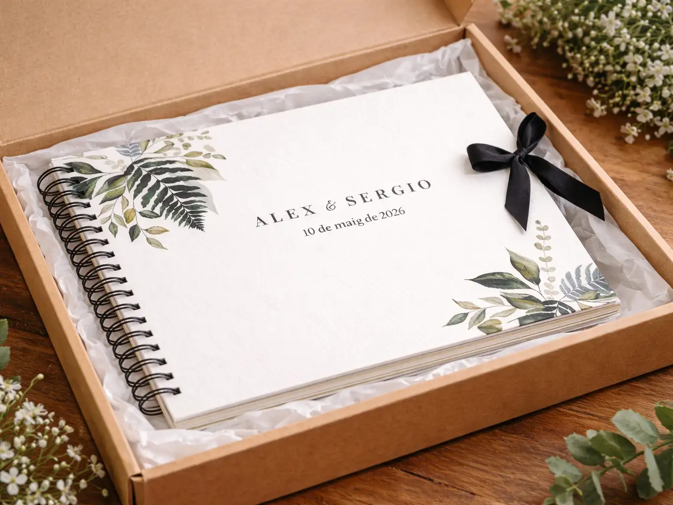 Album de bodas personalizado