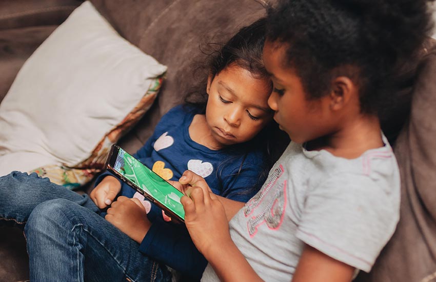 On average, kids spend 7-8 hours in front of a screen and 3-4 minutes outside.