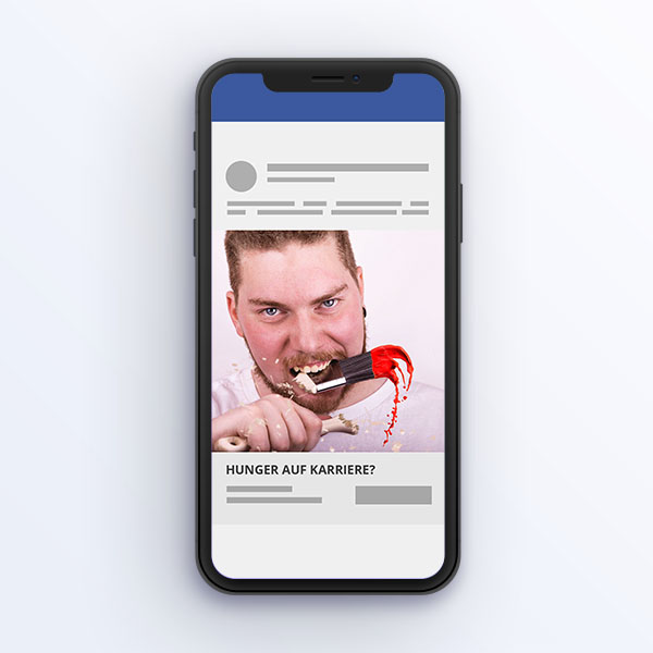 Referenz der Facebook ad HUNGER AUF KARRIERE