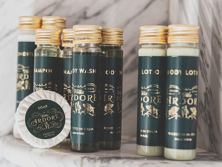 Villa Ardore Toiletries Labels