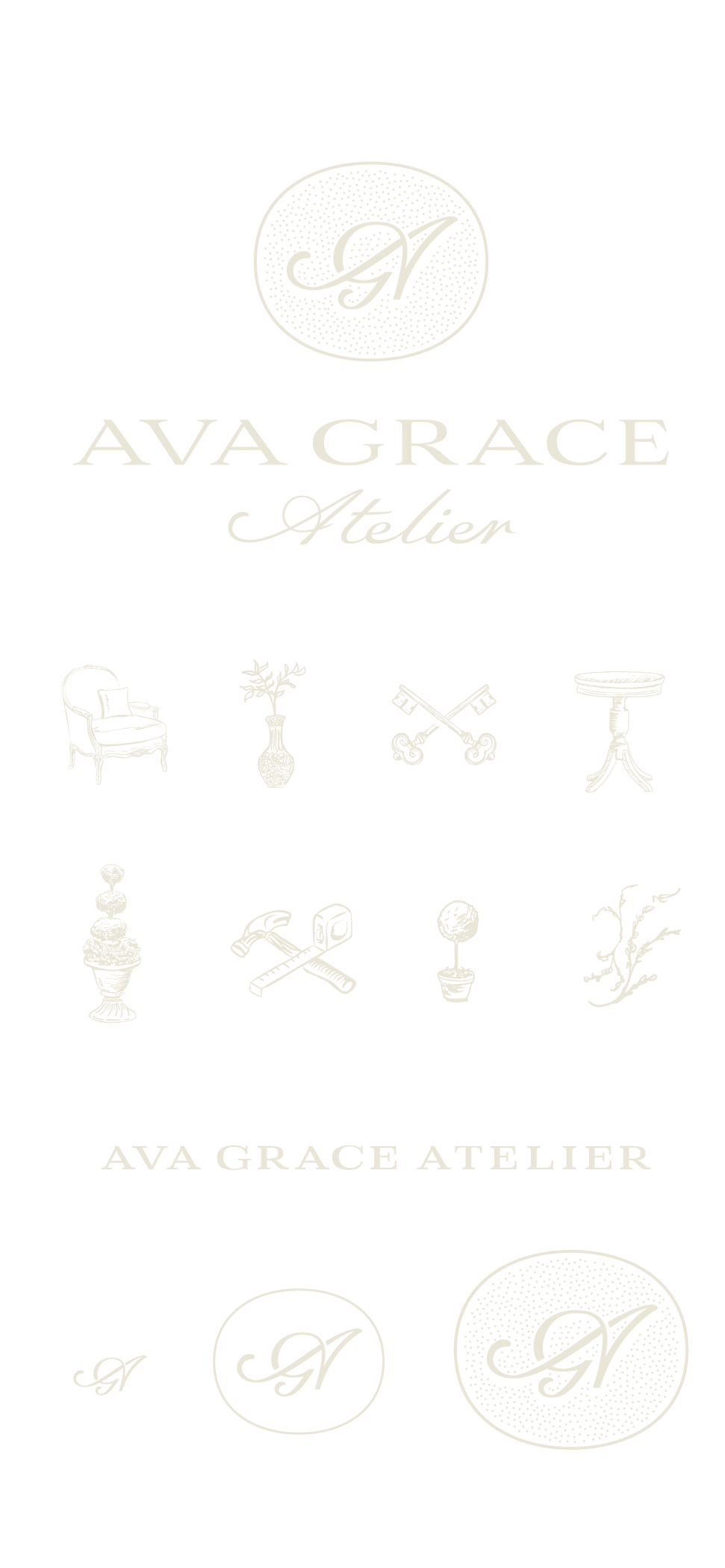 Group of brand assets sample five