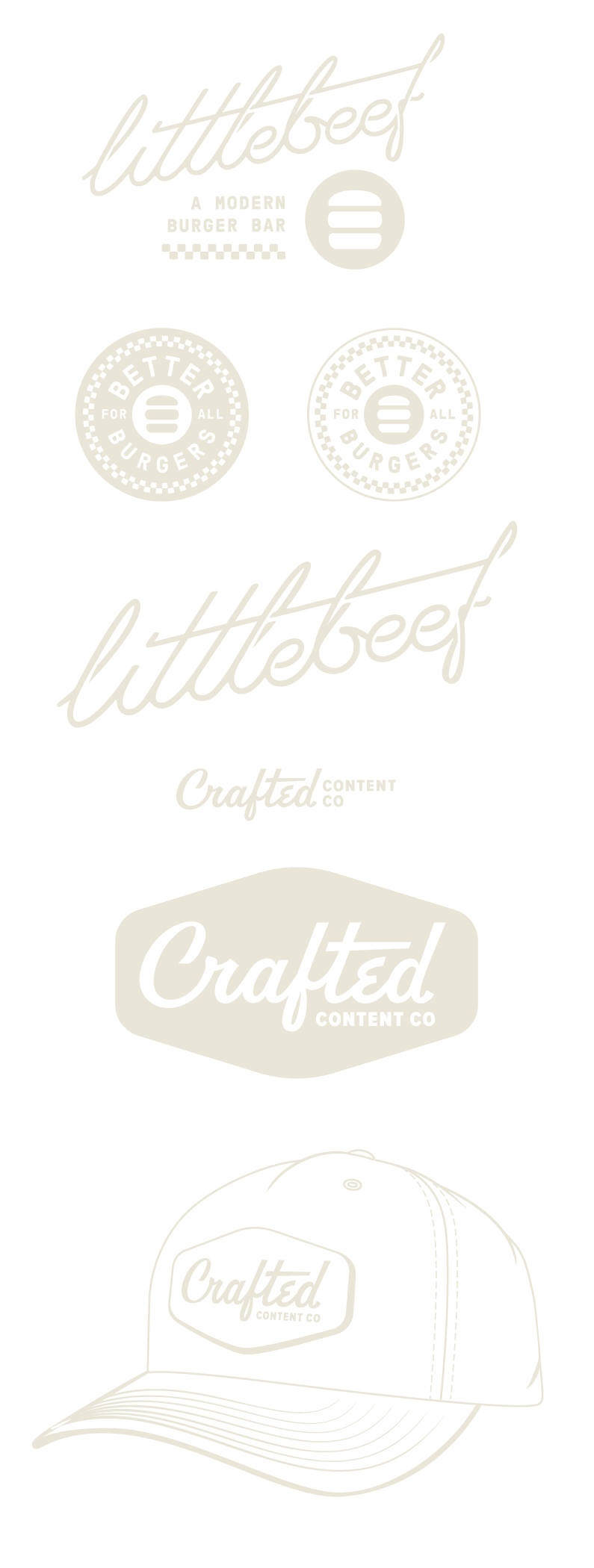 Group of brand assets sample five