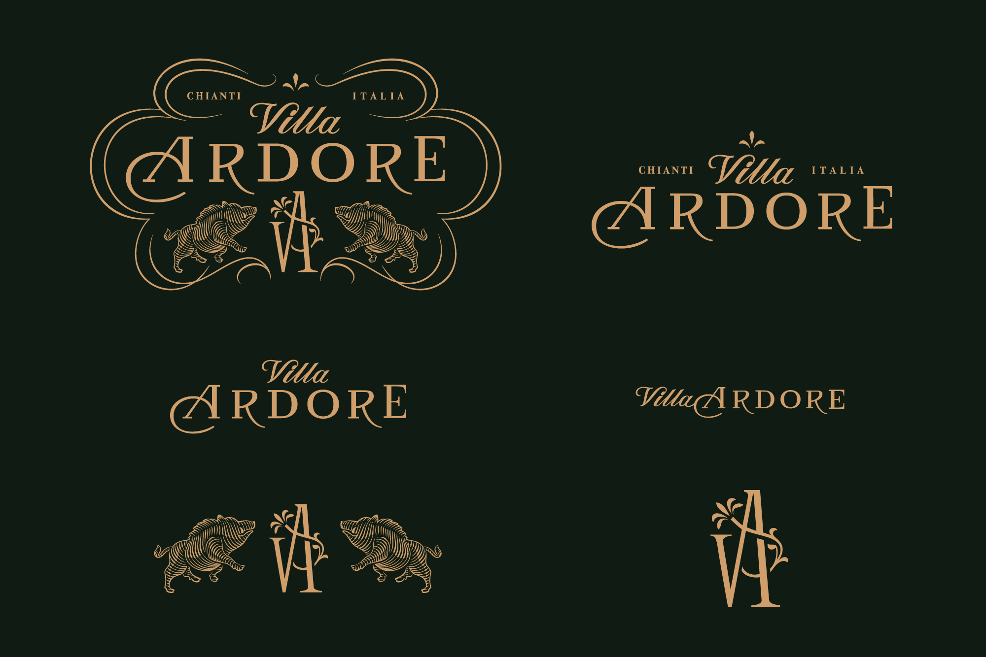 Villa Ardore Brand Sheet