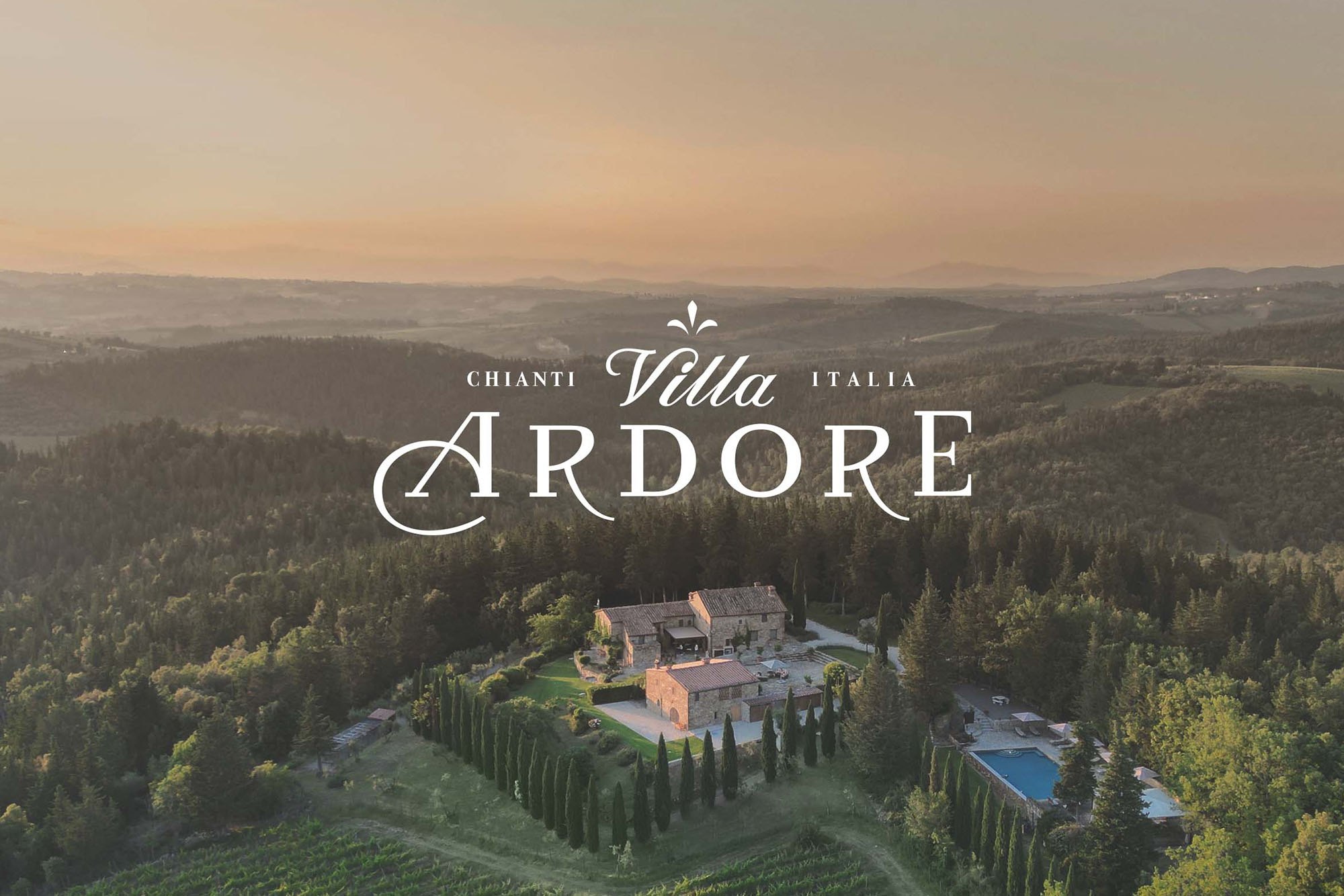 Villa Ardore Villa Image Logo Overlay