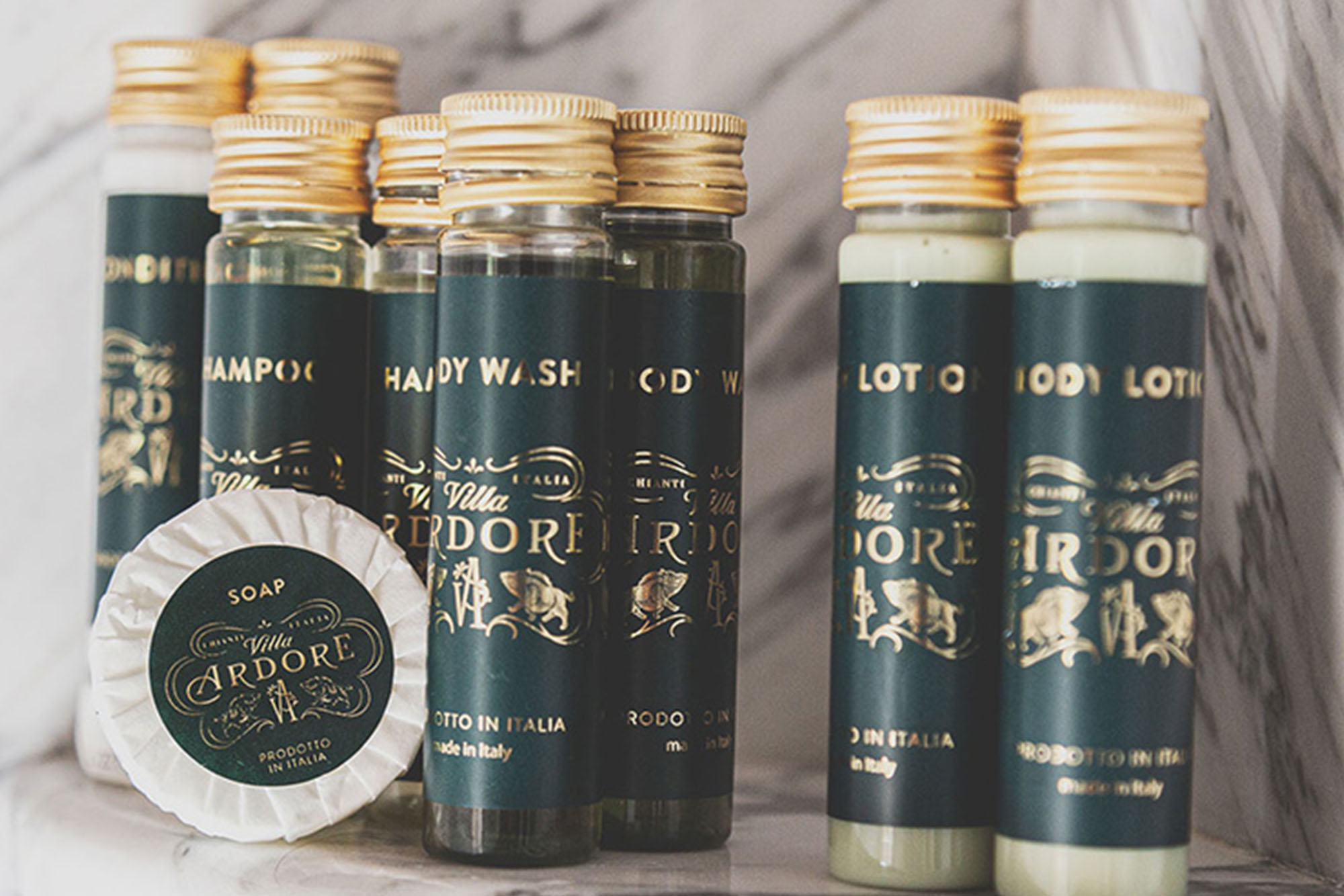 Villa Ardore Toiletries Labels