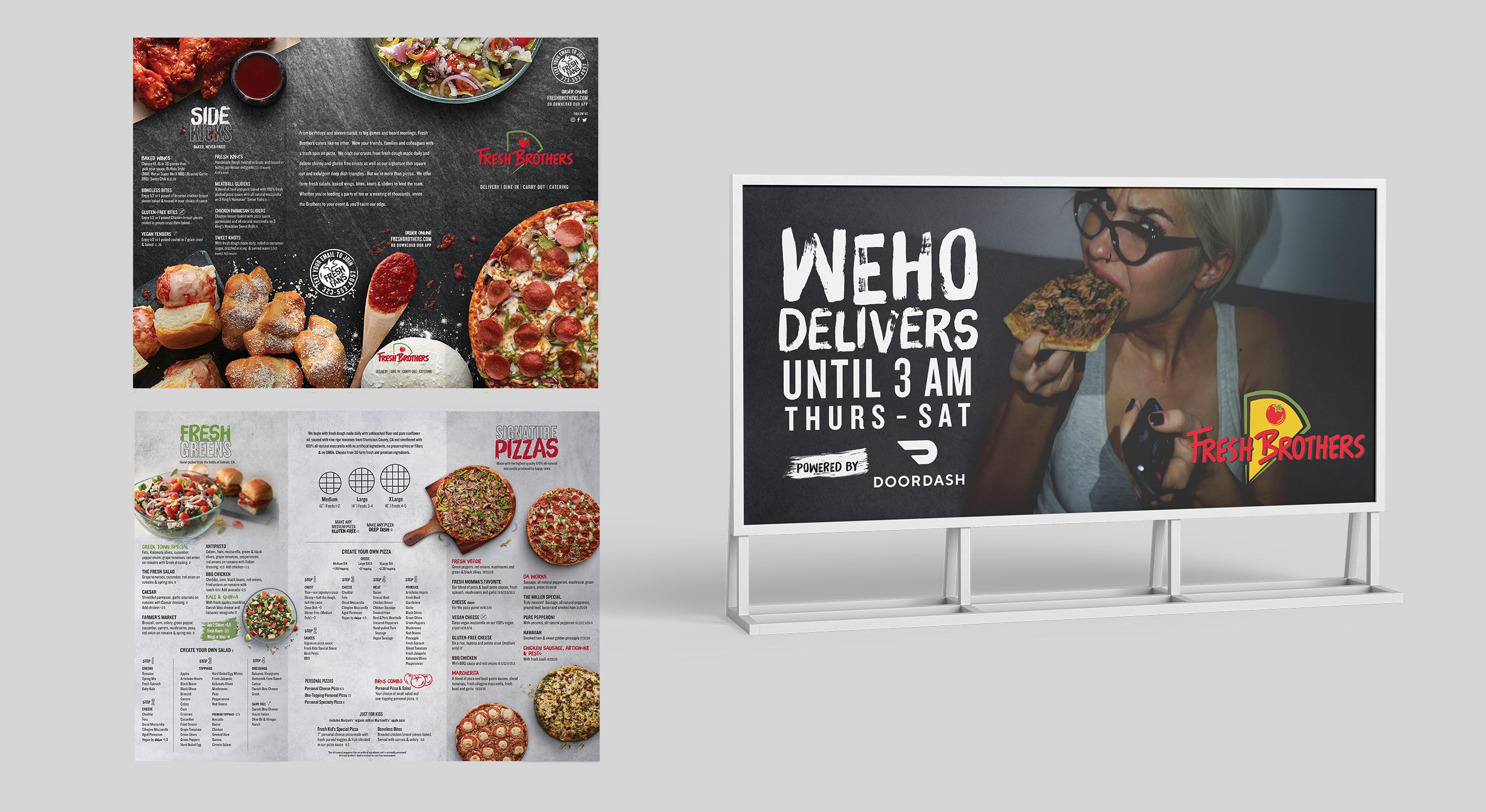 Fresh Brothers Marketing Materials