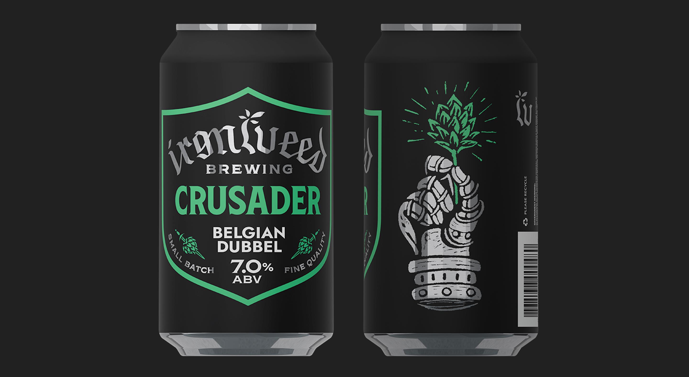 Ironweed Can Mockup
