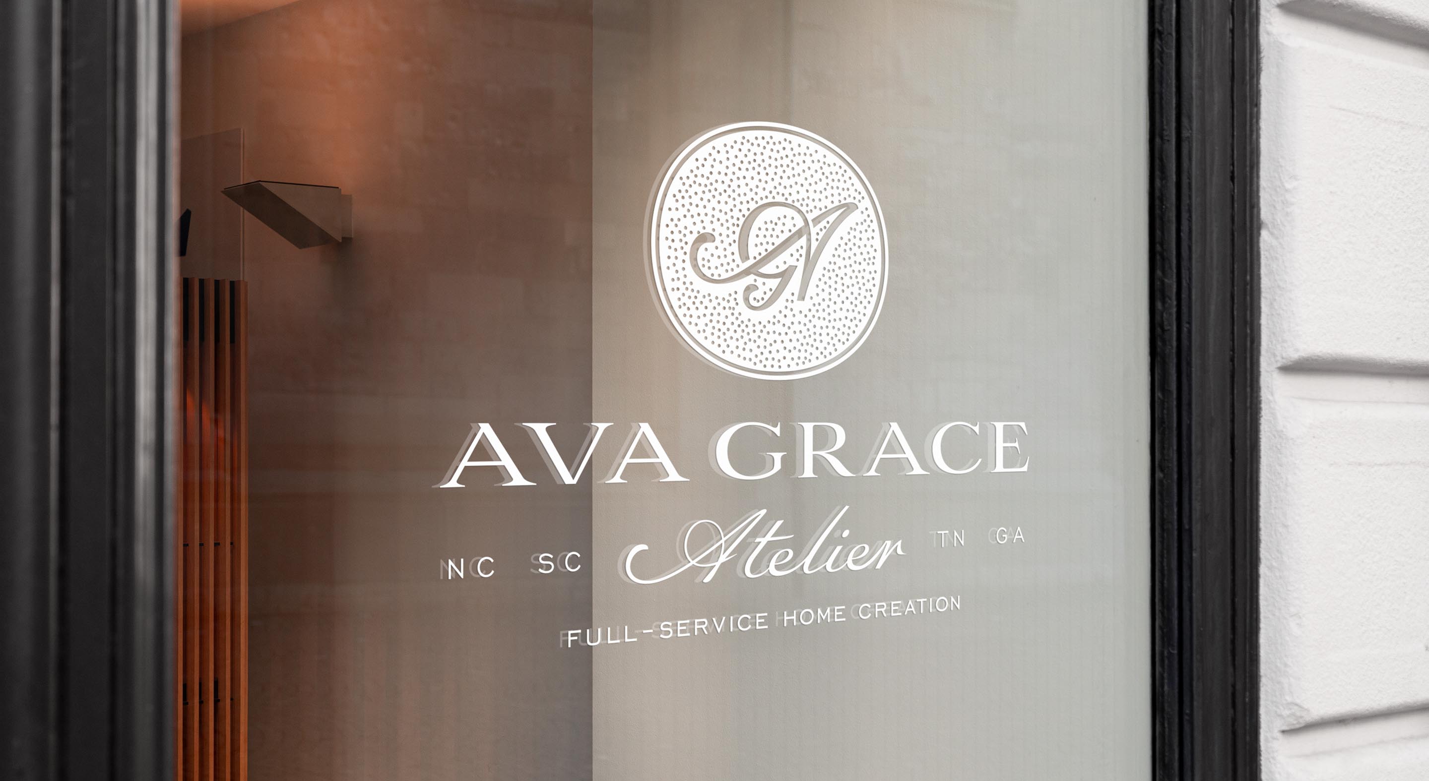 Ava Grace Door Sticker