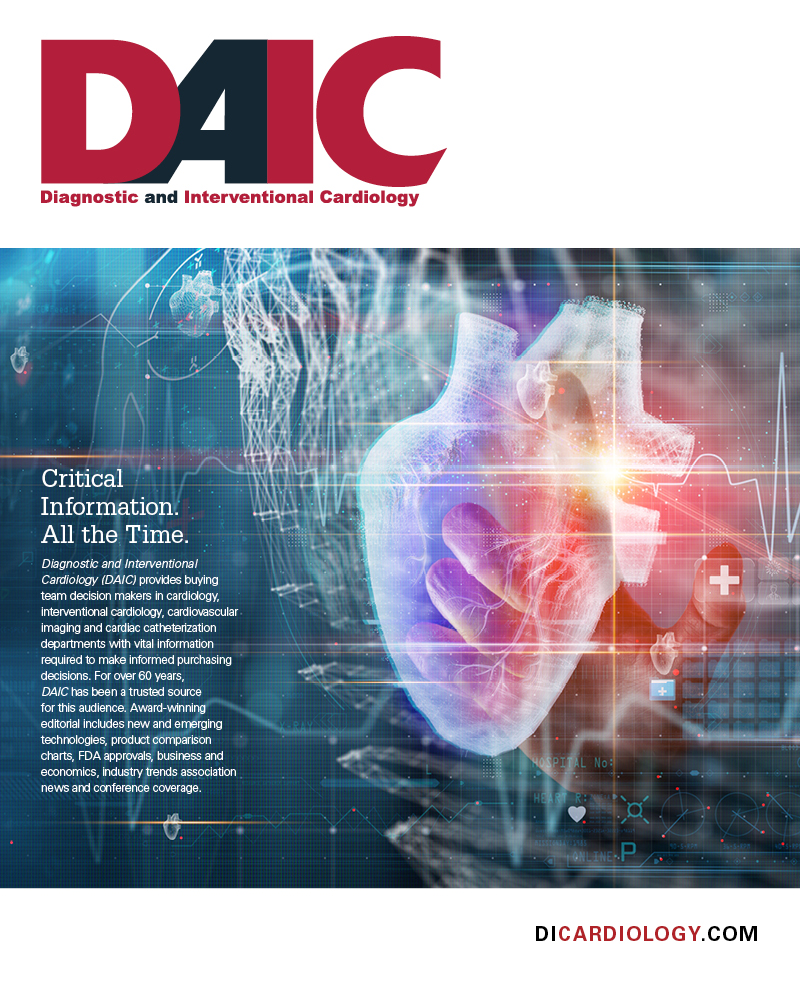 Cover of Diagnostic and Interventional Cardiology trade magazine