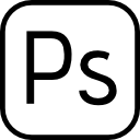 Image with Adobe Photoshop Logo