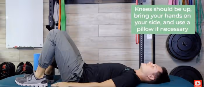 Lumbar Rotation Starting Postition