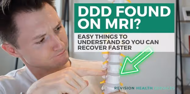 Degenerative Disc Disease (DDD) on an MRI 