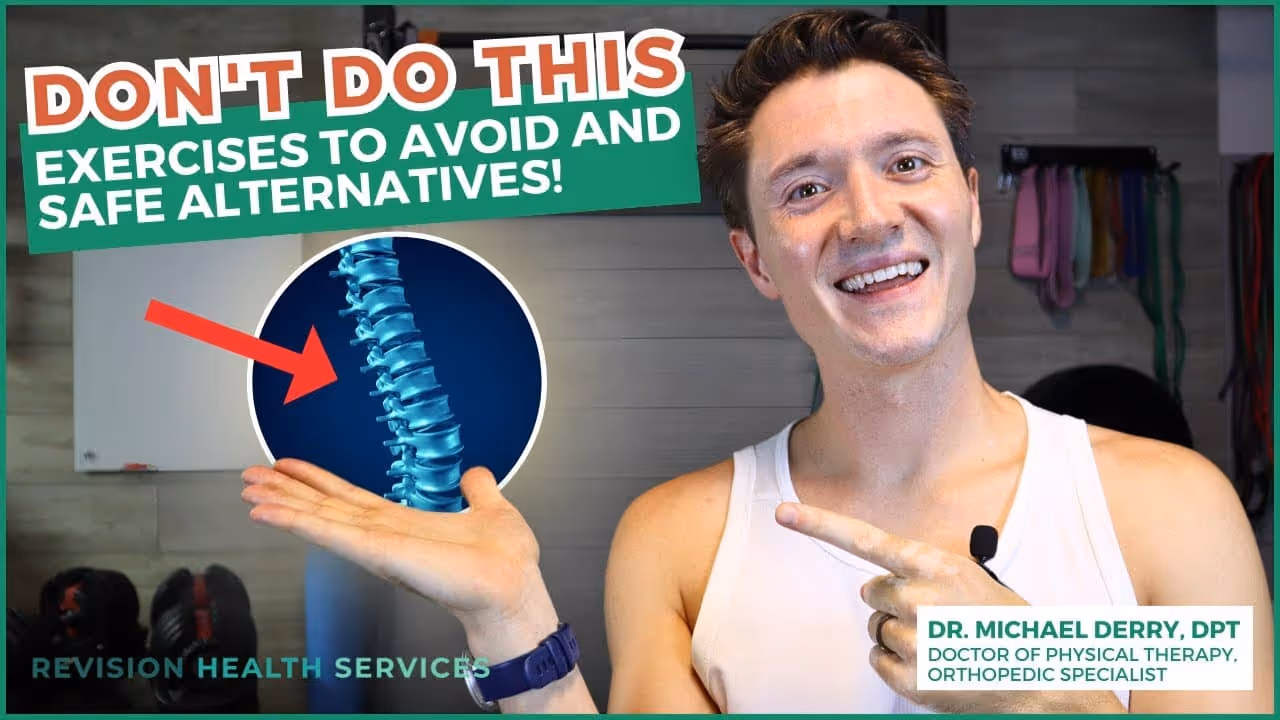 Spinal stenosis Exercise to avoid video
