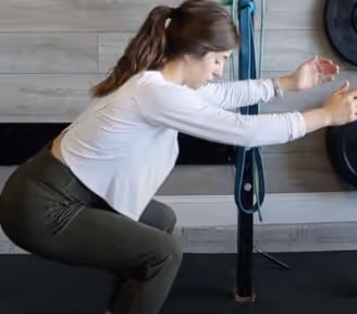 Squat Core Exercise at home 