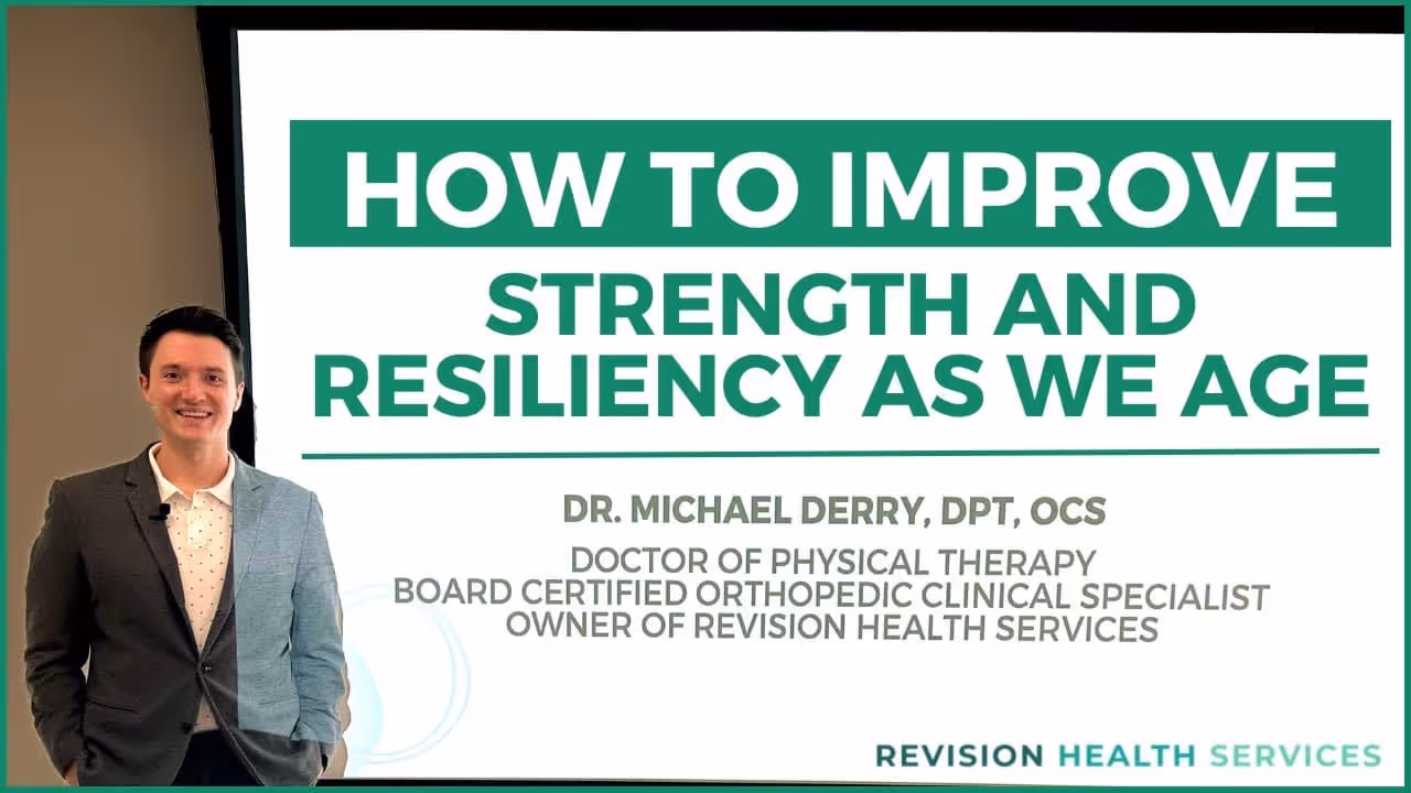 Improving strength and resiliency as we age