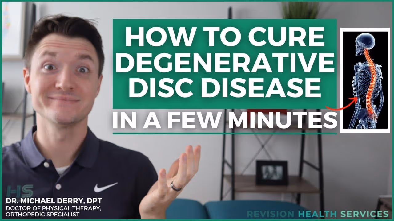 Cure degenerative disc disease