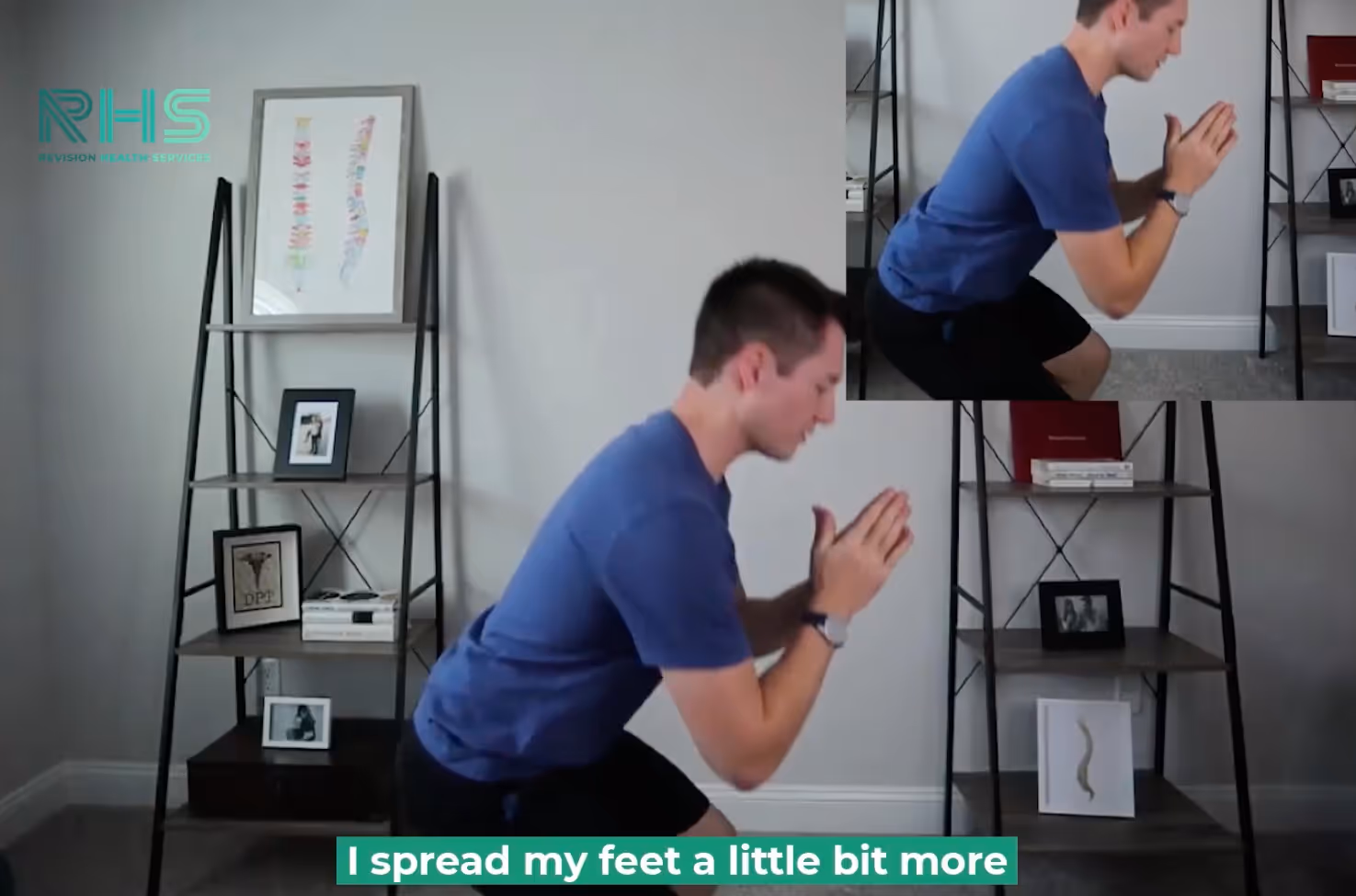 Squat for lower back pain
