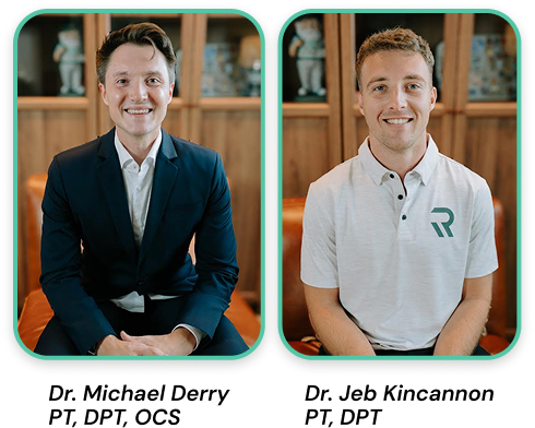 Dr. Michael Derry and Dr. Jeb Kincannon, physical therapists with Revision Health Services