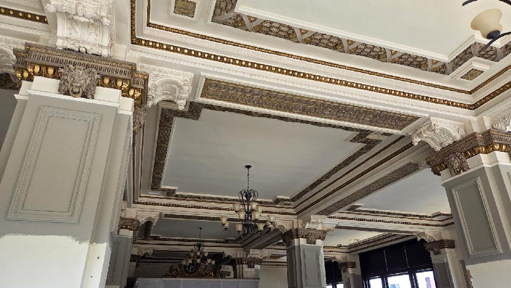 Preserved trims and design features on the first floor of The Elsby