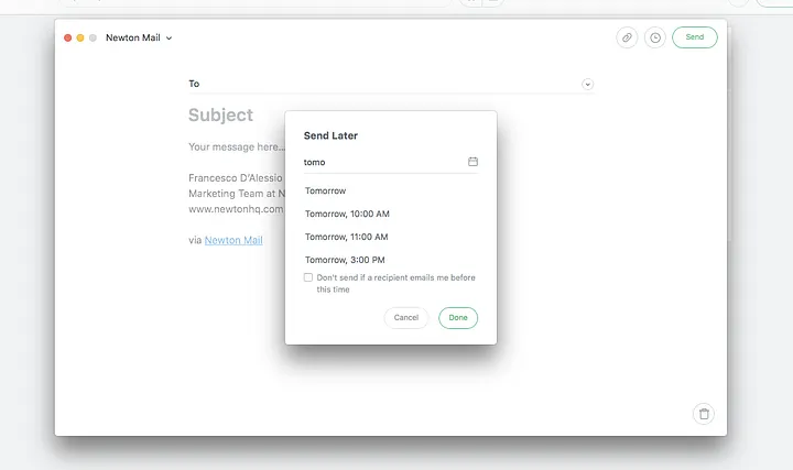 The Power of Send Later